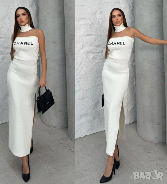 рокли с цепка chanel , снимка 1