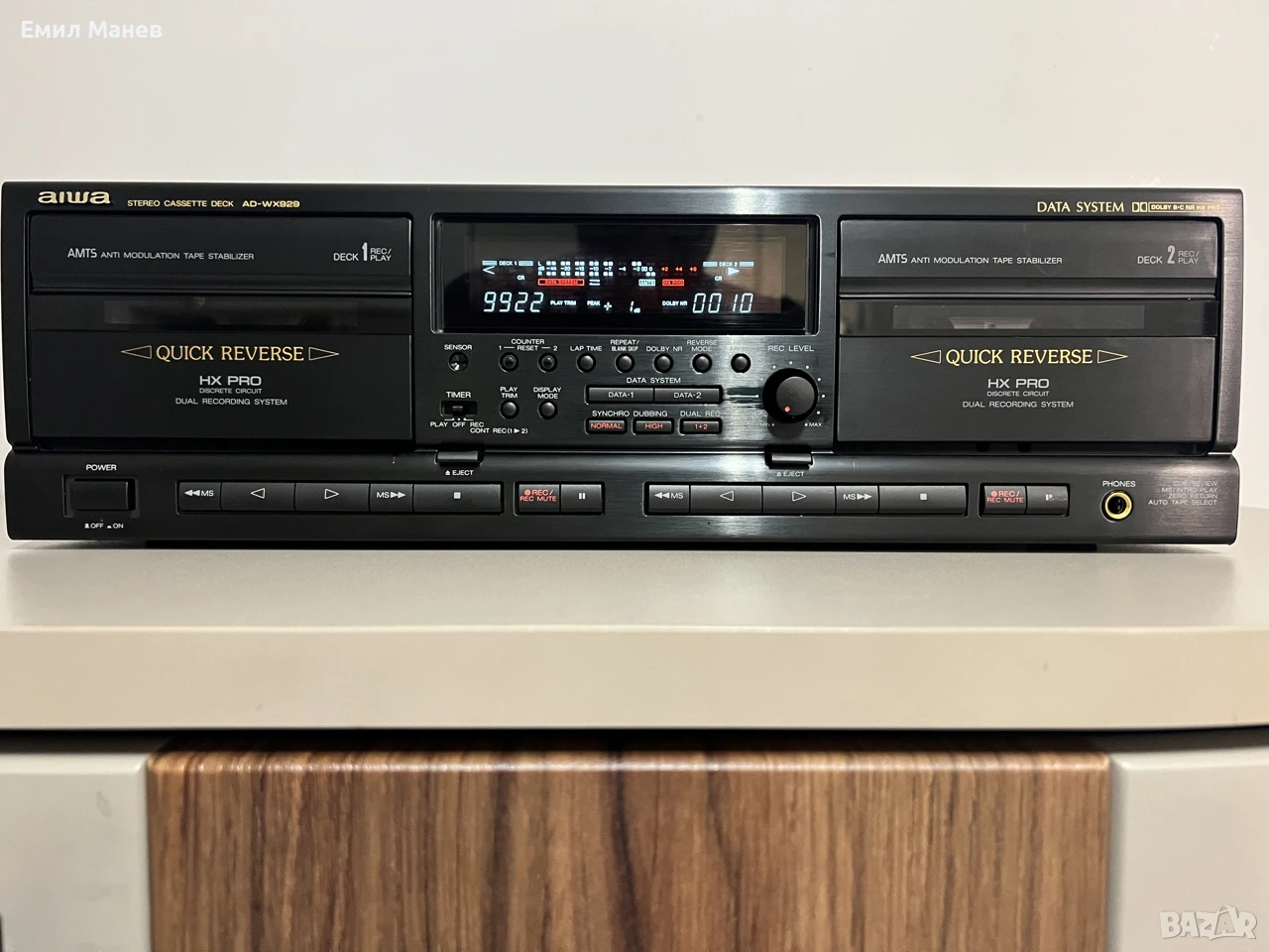 AIWA AD WX929 - висок клас дек, снимка 1