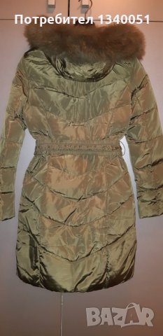 Яке с гъши пух и яка от естествен косъм, снимка 6 - Якета - 30601028