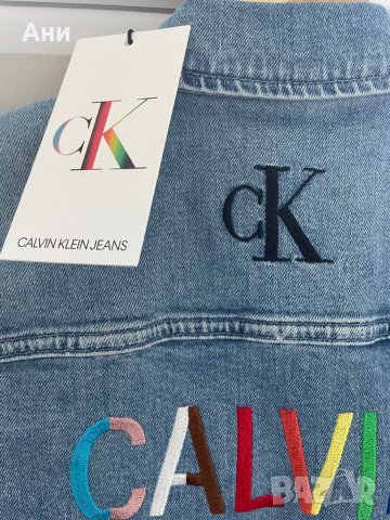 Дънков елек Calvin Klein Jeans, снимка 4 - Елеци - 38226209