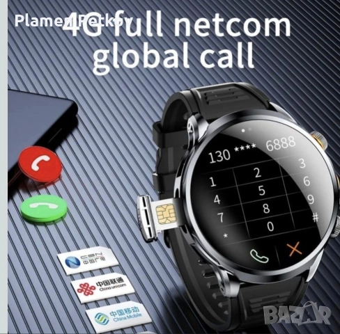 lemfo h19 смартфон часовник , снимка 3 - Смарт часовници - 52567264