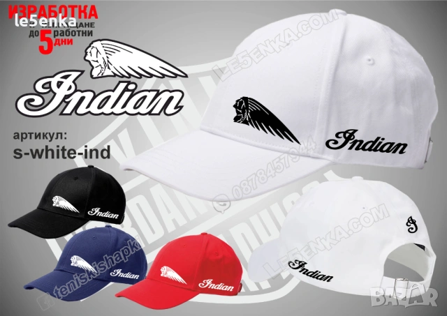 INDIAN тениска и шапка, снимка 8 - Тениски - 39898053
