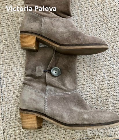 Боти MANFIELD Италия,ест кожа, снимка 2 - Дамски боти - 31806181