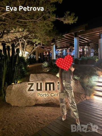 Кожен панталон сив  питон принт 27 S, снимка 11 - Панталони - 54341569