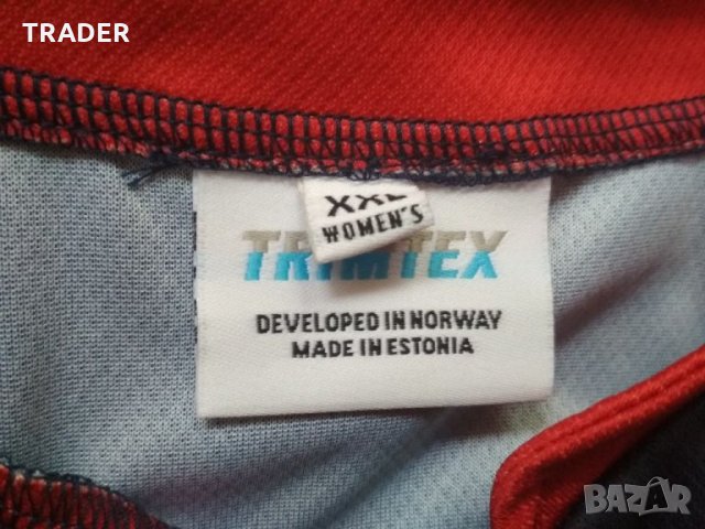 Вело джърси спортна тениска блуза термо бельо TRIMTEX , снимка 5 - Спортни екипи - 32177366