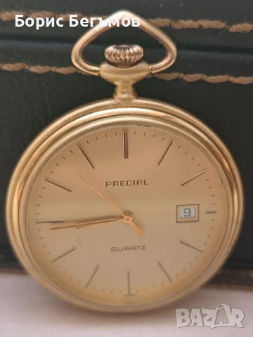 Джобен швейцарски часовник PREDIAL, снимка 4 - Антикварни и старинни предмети - 50604421