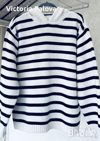 Блуза/суитчър райе ELISABETH BY LIZ CLAIBORNE , снимка 5 - Блузи с дълъг ръкав и пуловери - 49379671