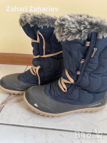 Ботуши Декатлон, Дамски непромукаеми, за преходи в сняг- изключително запазени, носени много малко в, снимка 2 - Дамски ботуши - 35375973