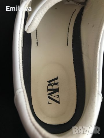 Естествена кожа кецове Zara, снимка 4 - Кецове - 39016004