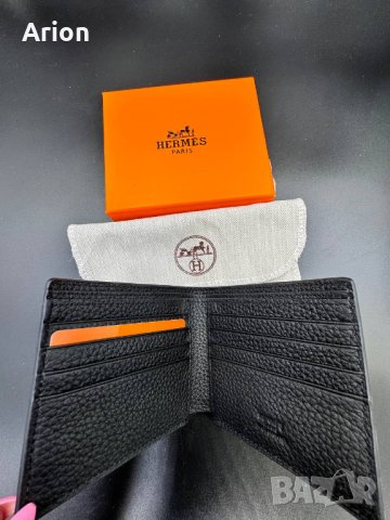 Портфейли Hermes без монетни, снимка 3 - Портфейли, портмонета - 42855545