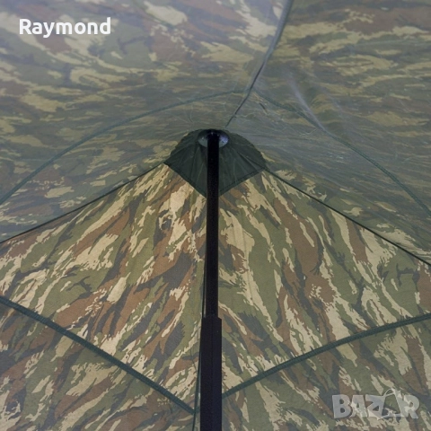 Камуфлажна Сгъваема Градинска Шатра 3×3м тип Хармоника – стабилна, водоустойчива и лесна за разпъван, снимка 8 - Градински мебели, декорация  - 51465272