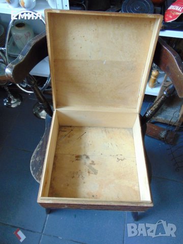 Голяма ръчно рисувана пирографирана кутия, снимка 3 - Колекции - 29232916