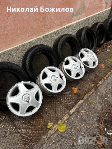 Продавам джанти за Opel 4x100 15 цола без криво или заварки тел: 0876223305, снимка 2 - Гуми и джанти - 52457942