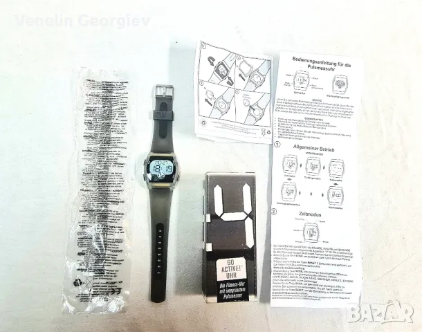 Ръчен часовник за фитнес, вграден пулсмер, (Mc Donalds Go Active), снимка 1