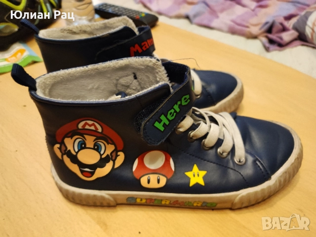 Детски пролетно летни кецове  Super Mario   