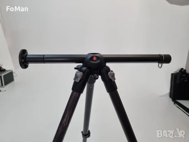 Статив основа Manfrotto 055MF3 Magfiber - магнезий/карбон, снимка 4 - Чанти, стативи, аксесоари - 55887627