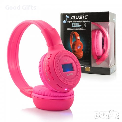 Безжични слушалки с дисплей Wireless N65, снимка 6 - Слушалки, hands-free - 38102815