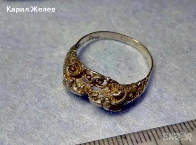 ФИГУРАЛЕН СРЕБЪРЕН ПРЪСТЕН ОВНИ СРЕБРО ВИСОКА ПРОБА РЪЧНА ХУДОЖЕСТВЕНА МАЙСТОРСКА ИЗРАБОТКА 47938, снимка 10 - Антикварни и старинни предмети - 49351728