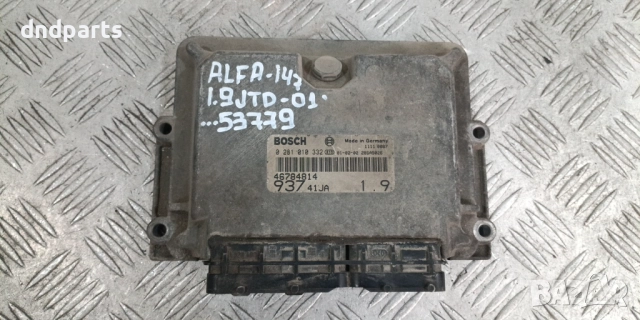 Компютър Alfa Romeo 147 1.9JTD 2001г. 0281010332 46784814	