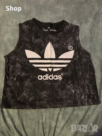 Кроп топ adidas, снимка 1