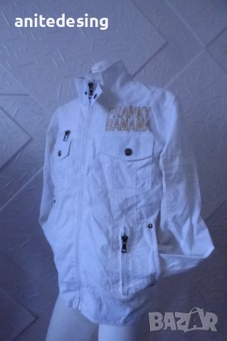 Бяло детско спортно яке, снимка 7 - Детски якета и елеци - 42917072