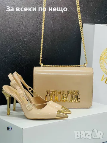 Дамски сандали на ток Versace - Налични различни цветове Код D1034, снимка 2 - Сандали - 47401547