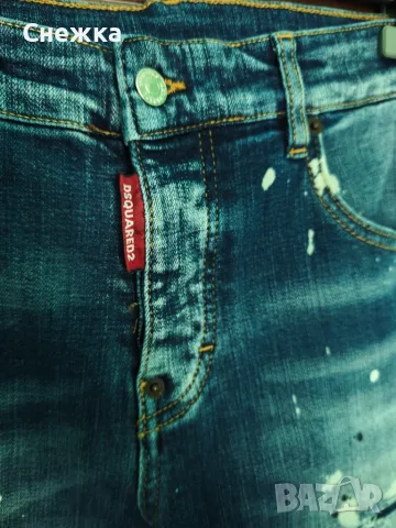 Дънки Dsquared2 сини, снимка 3 - Дънки - 55986583