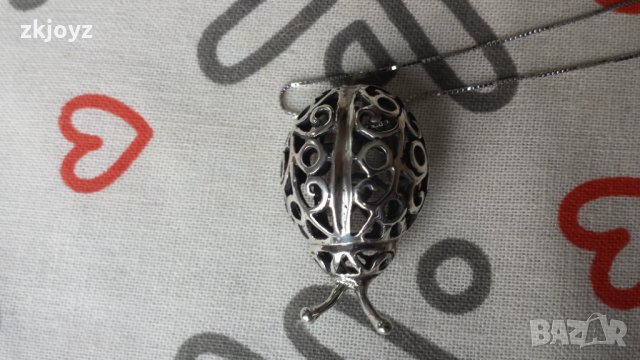 СРЕБЪРНА ВИСУЛКА КАЛИНКА 8.54 грама/ МАРКИРАНА, снимка 2 - Колиета, медальони, синджири - 35214104