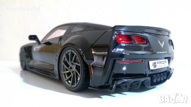 Chevrolet Corvette C7 Prior Design - мащаб 1:18 на GT Spirit Modellauto модела е нов в кутия, снимка 2 - Колекции - 29955471