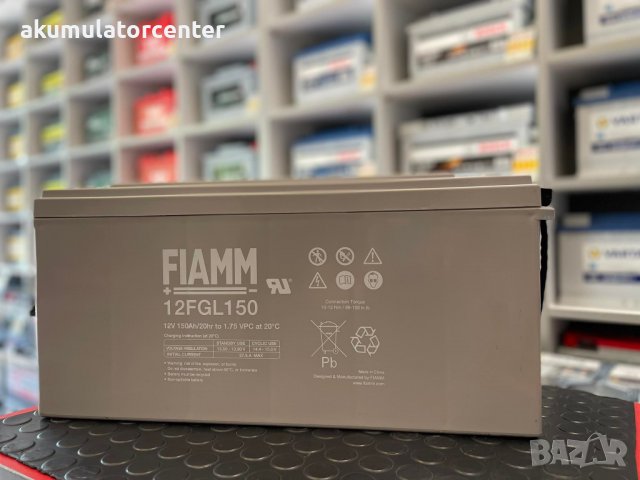 Тягов гелов акумулатор Fiamm 150Ah, снимка 2 - Части - 37139060