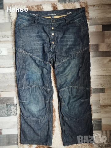 Мото дънки-Roleff-Kevlar!Размер-W38-L32!, снимка 2 - Мотоциклети и мототехника - 54029508