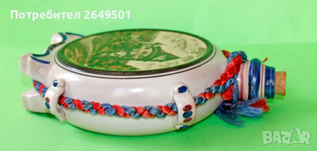 Стара порцеланова бъклица Княжество Лихтенщайн, снимка 4 - Колекции - 36620285