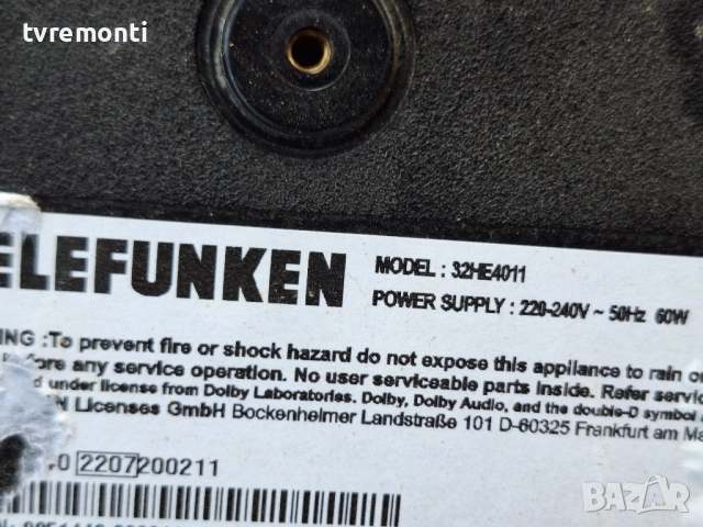 MAIN BOARD, 17MB140TC за 32-инчов телевизорTELEFUNKEN 32HE4011 , с дисплей VES315WNGL-L3-N91, снимка 6 - Части и Платки - 52163420