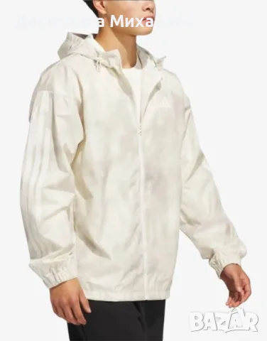 ADIDAS Essentials Woven Jacket White Мъжко яке ADIDAS Essentials Woven Jacket White , снимка 3 - Спортни дрехи, екипи - 56540439