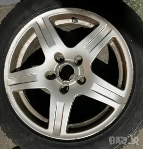 4бр. оригинални италиански алуминиеви джанти 16" 5х114,3мм 7J ЕТ35 модел GLO1706зимни гуми 205/55/16, снимка 3 - Гуми и джанти - 50214435