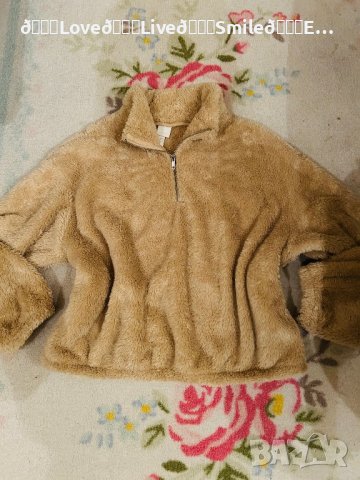 💖Пухен пуловер на H&M,размер М💖, снимка 1 - Блузи с дълъг ръкав и пуловери - 42655143