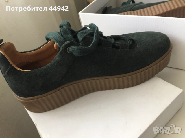 Дамски обувки от велур Samsøe Samsøe, снимка 3 - Дамски ежедневни обувки - 53925642