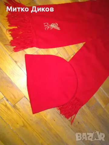 Шал и зимна шапка на Ливърпул, снимка 5 - Футбол - 48144266