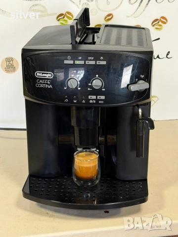 Кафемашина кафе автомат delonghi caffe cortina с гаранция, снимка 7 - Кафемашини - 53941674