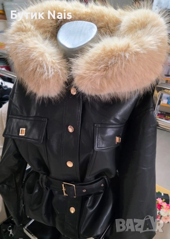 Дамско кожено яке!, снимка 5 - Якета - 51839474