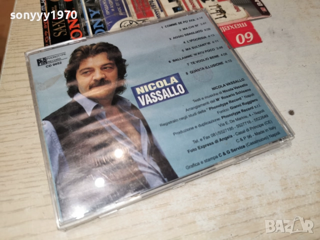 NICOLA VASSALLO CD 1412251742, снимка 3 - CD дискове - 52792451
