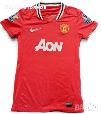 Манчестър Юн./Manchester Utd. #14 Chicharito Nike Home 2011-12г. - дамски размер XS, снимка 2 - Фен артикули - 54342389
