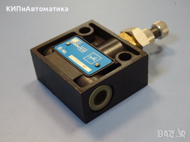 пневматичен регулатор на дебит Technomatic 4045201 MO LO Two-Way Flow Control valve, снимка 2 - Резервни части за машини - 42131760