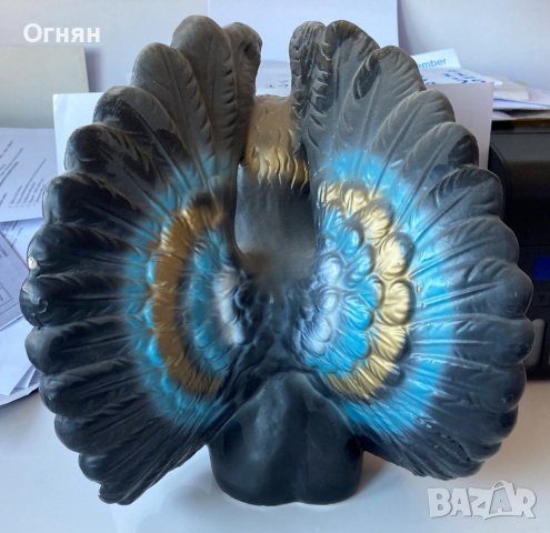 Масивна фигура ангел, гипс, снимка 4 - Антикварни и старинни предмети - 38425982