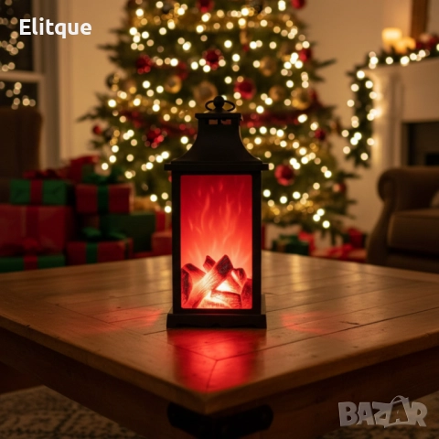 LED декоративен фенер с ефект на жив пламък, снимка 5 - Други стоки за дома - 52629657