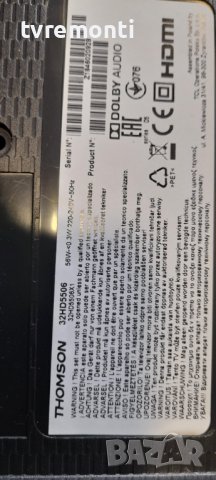 Main Board Motherboard Tv Tpd. Nt72563.pb773 for THOMSON 32HD5506, снимка 8 - Части и Платки - 36966001