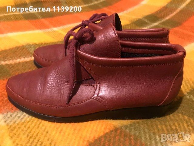 Luxat пролет есен френски обувки естествена кожа бордо удобни 38 , снимка 6 - Дамски ежедневни обувки - 34865635