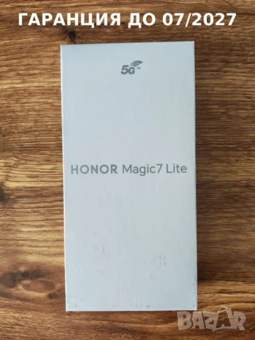 НОВ ТЕЛЕФОН HONOR MAGIC 7 LITE 8GB/256GB гаранция до 2027, снимка 2 - Други - 51373907
