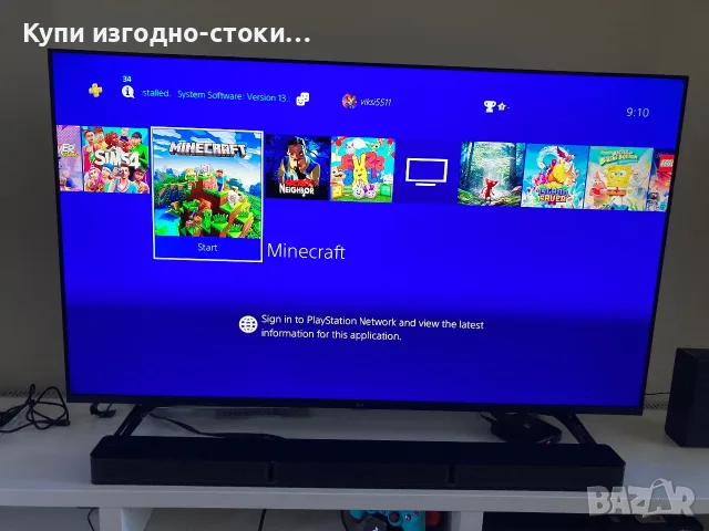 PS4 Slim 1TB с 18 игри, снимка 2 - PlayStation конзоли - 56012325