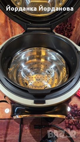 Мултикукър Tefal cook 4 me touch+запичащ капак Tefal, снимка 8 - Мултикукъри - 52019496